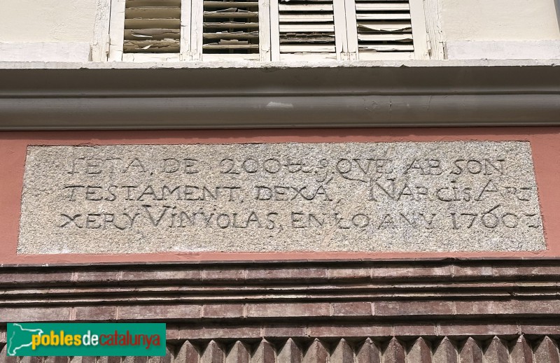 Sant Feliu de Guíxols - Hospital Municipal (Foto: Albert Esteves, 2025) Sant Feliu de Guíxols - Hospital Municipal