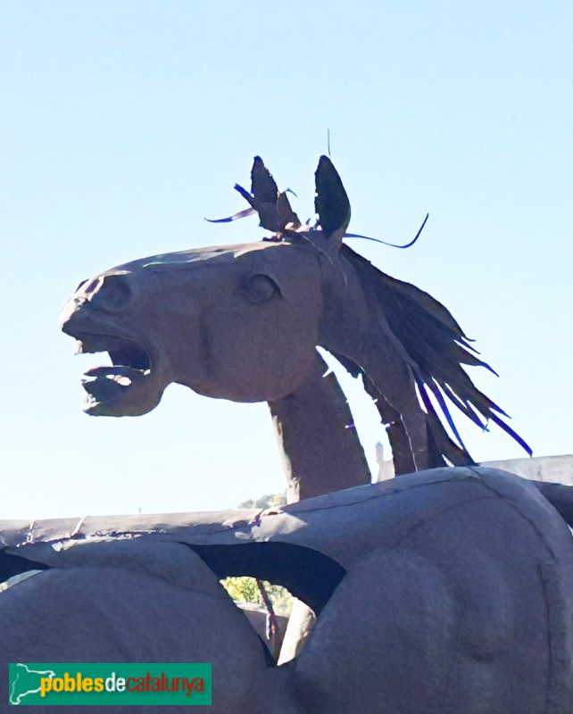 Lleida - Escultura <i>Estampida</i>