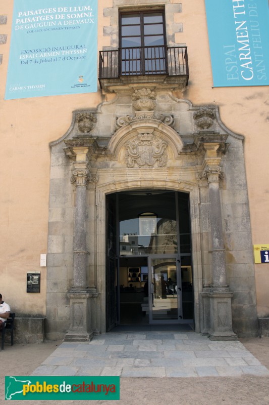 Sant Feliu de Guíxols - Monestir, ala barroca (Foto: Albert Esteves, 2012) Sant Feliu de Guíxols - Monestir, ala barroca