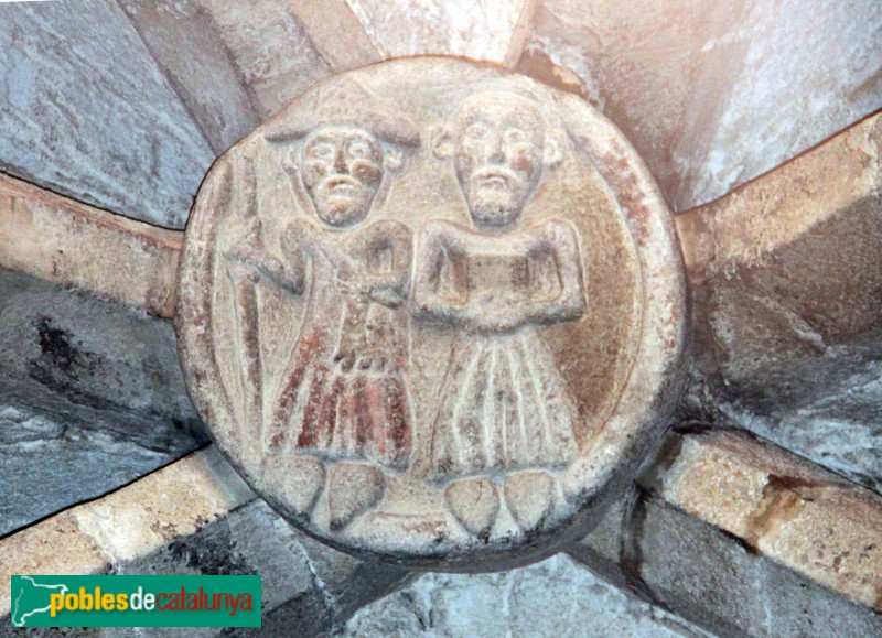 Sant Feliu de Guíxols - Església. Clau de volta