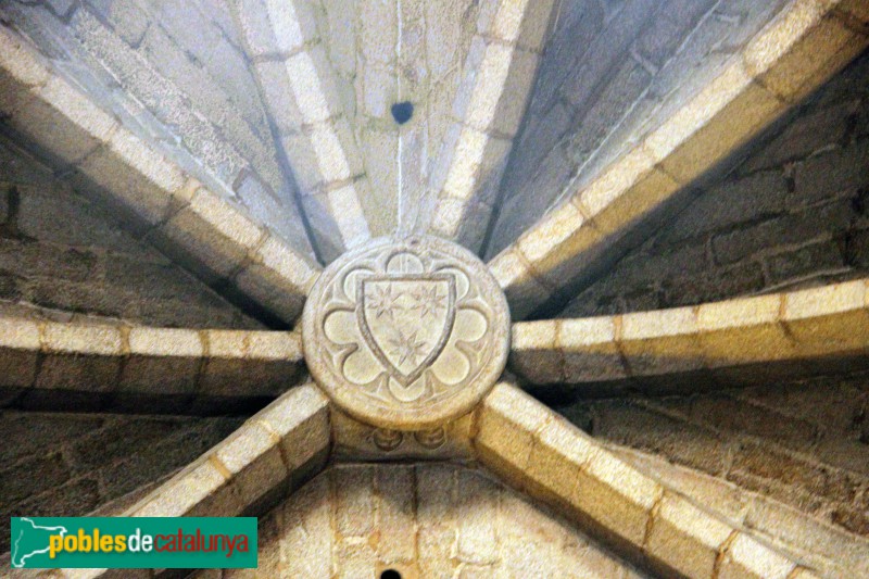 Sant Feliu de Guíxols - Església. Clau de volta