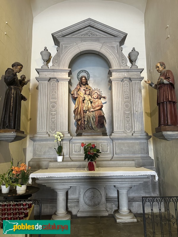 Sant Feliu de Guíxols - Monestir. Sagrada Família, sant Antoni de Pàdua i sant Antoni M. Claret