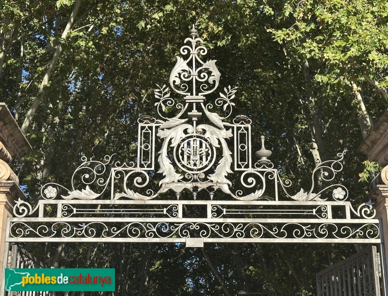 Lleida - Parc dels Camps Elisis. Porta d'entrada (Foto: Albert Esteves, 2025) Lleida - Parc dels Camps Elisis. Porta d'entrada