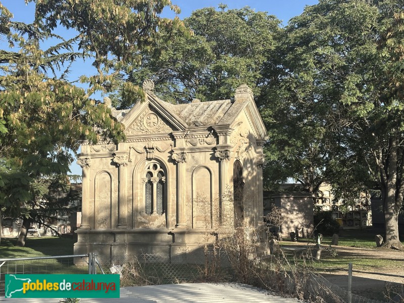 Cementiri de Lleida - Panteó Aunós (Foto: Albert Esteves, 2025) Cementiri de Lleida - Panteó Aunós