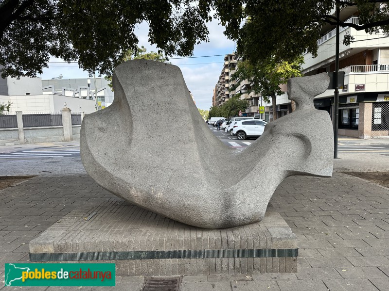 Lleida - Escultura <i>Monument a la dona</i>