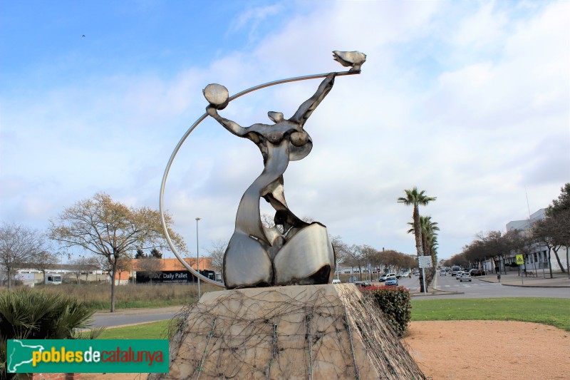 Sant Pere de Ribes - Escultura <i>Enllà dels Horitzons</i>