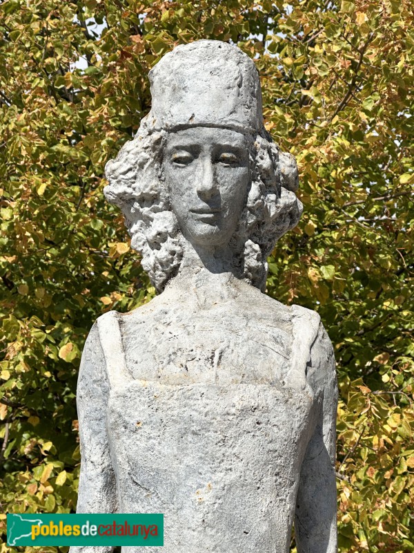Lleida - Escultura <i>La Dama de la Làmpada</i>