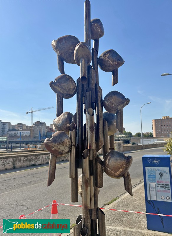 Lleida - Escultura Els plors de la terra