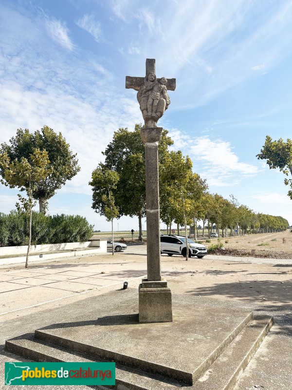 Gimenells i Pla de la Font - Creu de Gimenells