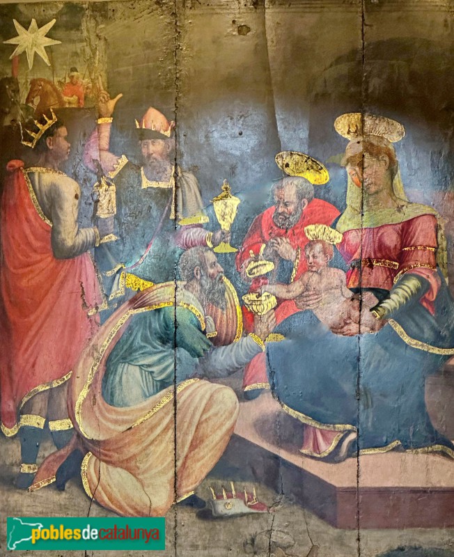 Lloret de Mar - Retaule renaixentista. Epifania (Foto: Albert Esteves, 2025) Lloret de Mar - Retaule renaixentista. Epifania