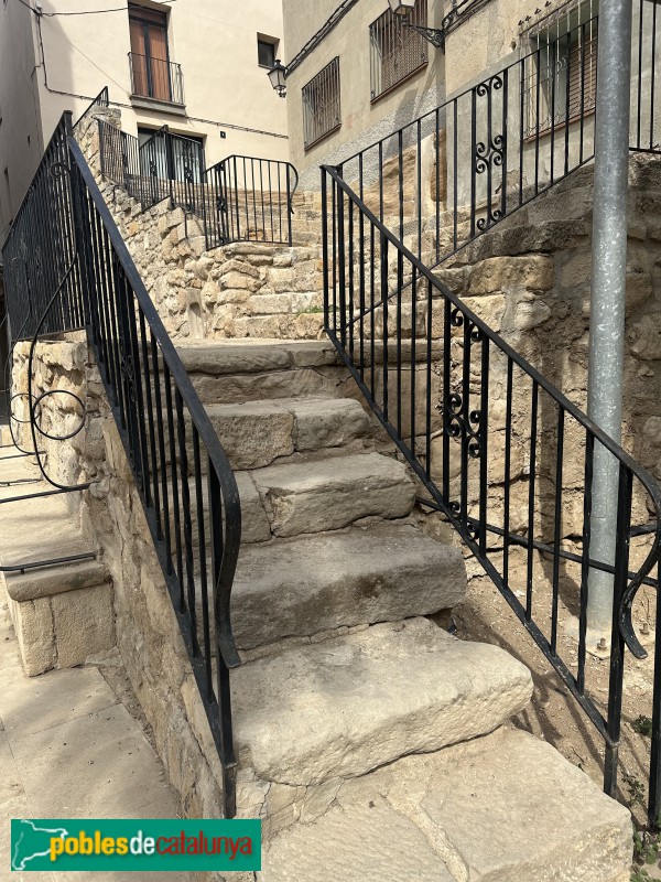 Artesa de Lleida - Escales d'accés al carrer de la Vileta (Foto: Albert Esteves, 2025) Artesa de Lleida - Escales d'accés al carrer de la Vileta