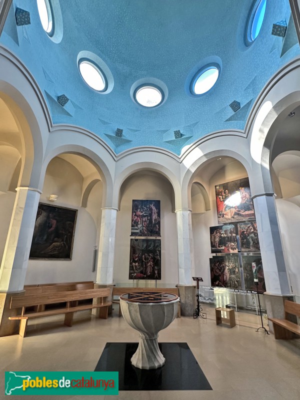 Lloret de Mar - Església de Sant Romà. Capella del Baptisteri (Foto: Albert Esteves, 2025) Lloret de Mar - Església de Sant Romà. Capella del Baptisteri