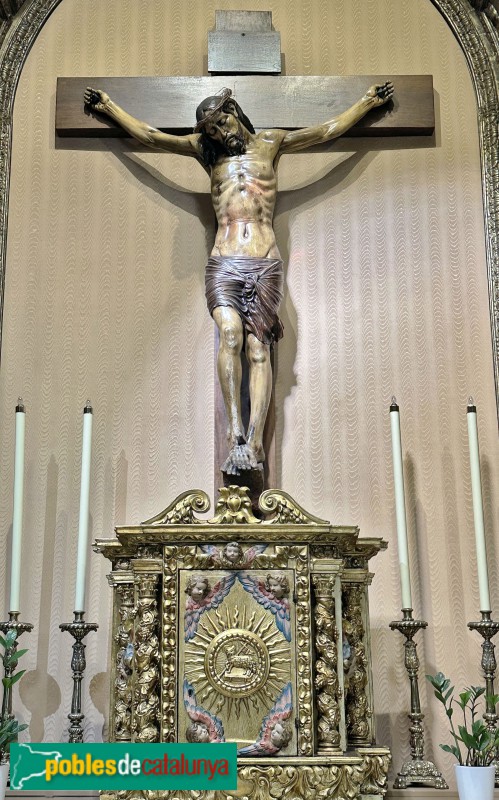 Lloret de Mar - Capella del Santíssim. Santcrist d'Enric Monjo (Foto: Albert Esteves, 2025) Lloret de Mar - Capella del Santíssim. Santcrist d'Enric Monjo