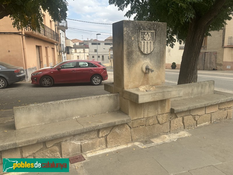 Artesa de Lleida - Font de la plaça del Castell (Foto: Albert Esteves, 2025) Artesa de Lleida - Font de la plaça del Castell
