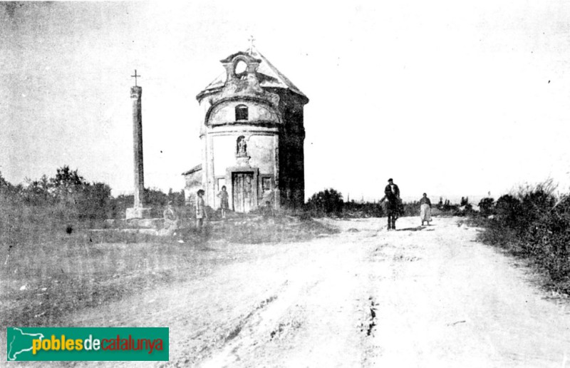 Artesa de Lleida - Creu de terme de Sant Ramon, als anys vint (Foto: Arxiu Agrupació Cultural la Femosa) Artesa de Lleida - Creu de terme de Sant Ramon, als anys vint