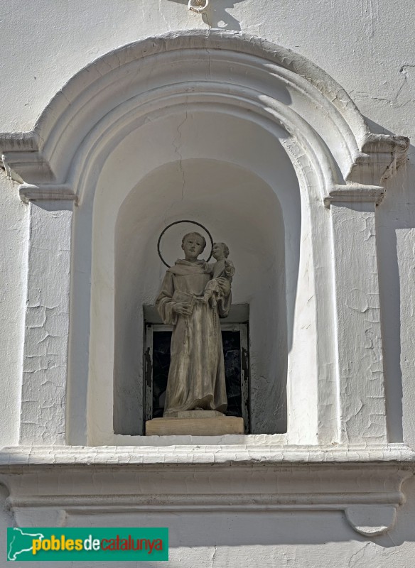 Tossa de Mar - Capella del Socors. Sant Antoni de Pàdua (Foto: Albert Esteves, 2025) Tossa de Mar - Capella del Socors. Sant Antoni de Pàdua