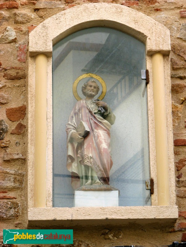 Tossa de Mar - Capelleta de carrer. Sant Pere (Foto: Albert Esteves, 2011) Tossa de Mar - Capelleta de carrer. Sant Pere