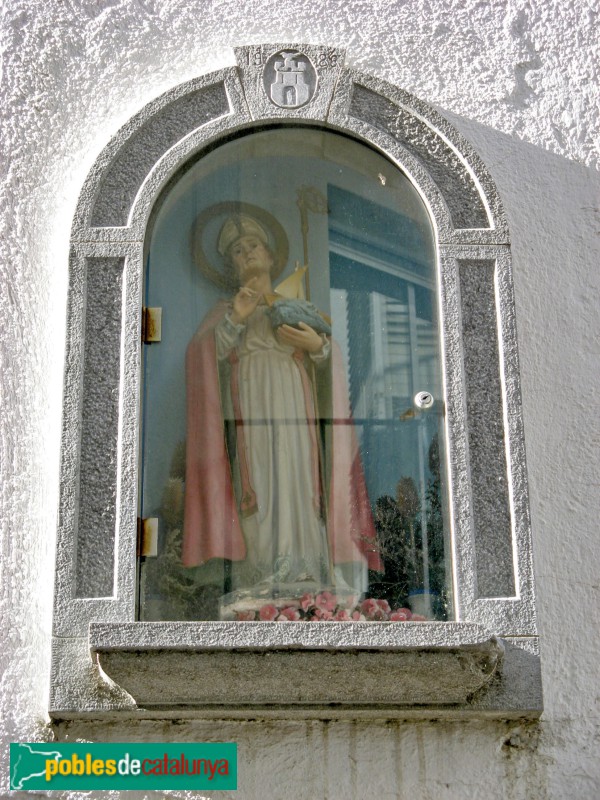 Tossa de Mar - Capelleta de carrer. Sant Telm (Foto: Albert Esteves, 2011) Tossa de Mar - Capelleta de carrer. Sant Telm