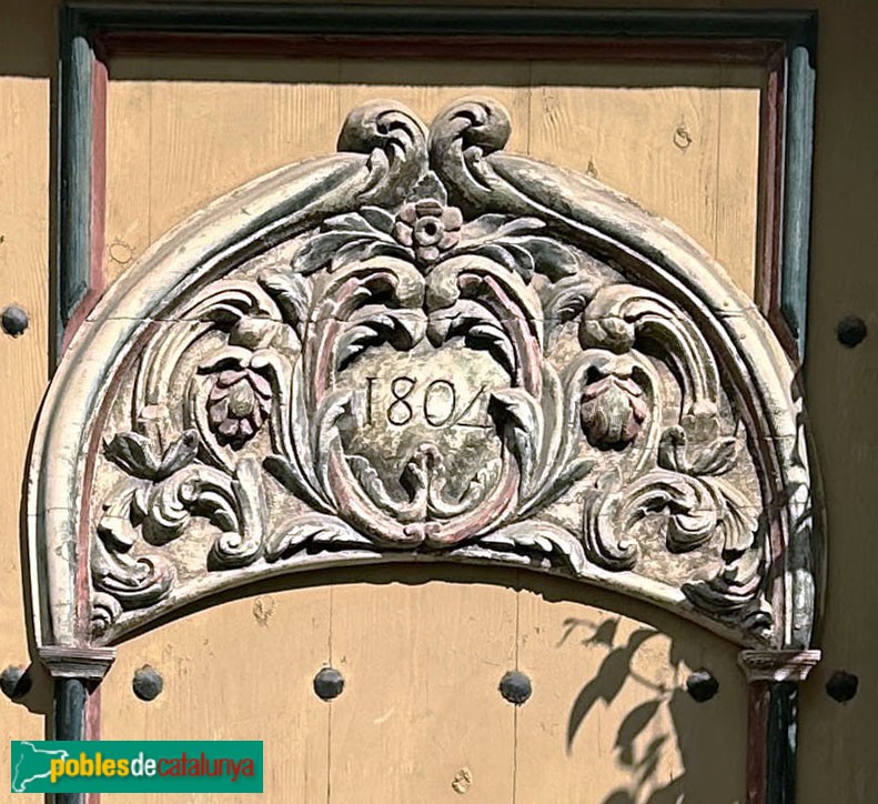 Tossa de Mar - Porta de 1804 Detall (Foto: Albert Esteves, 2025) Tossa de Mar - Porta de 1804 Detall