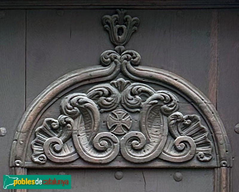 Tossa de Mar - Porta de 1760 Detall (Foto: Albert Esteves, 2025) Tossa de Mar - Porta de 1760 Detall