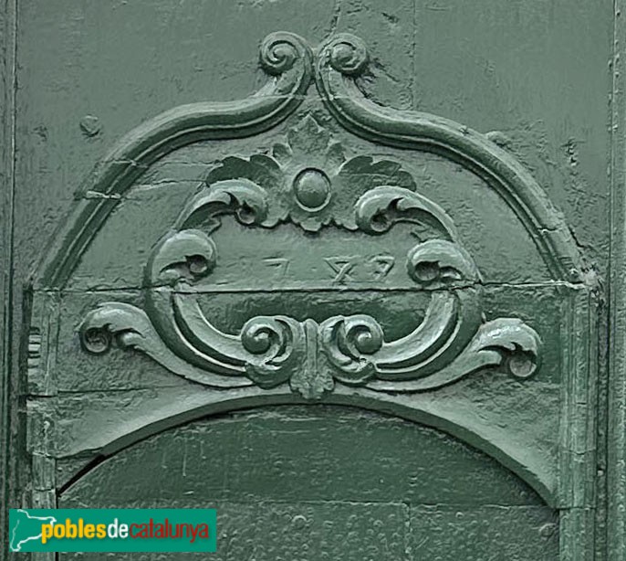 Tossa de Mar - Porta de 1788 Detall (Foto: Albert Esteves, 2025) Tossa de Mar - Porta de 1788 Detall