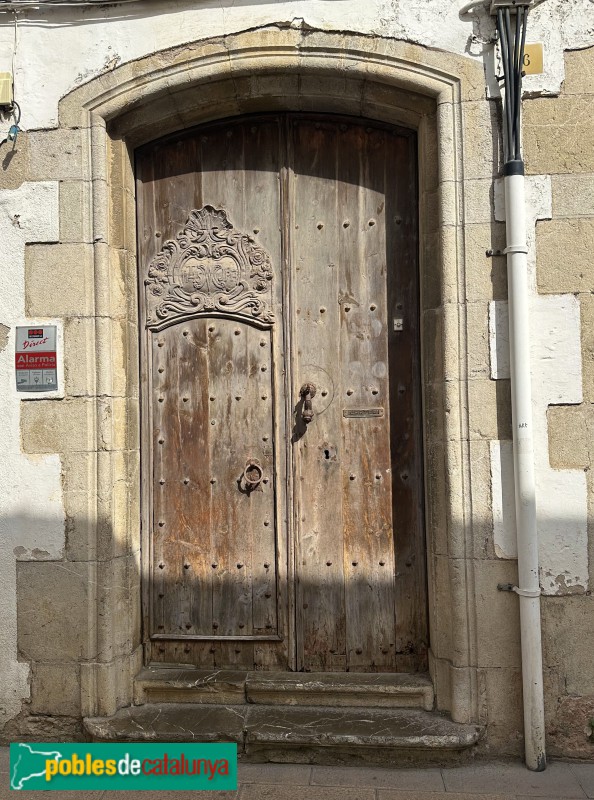 Tossa de Mar - Porta del segle XVIII (Foto: Albert Esteves, 2025) Tossa de Mar - Porta del segle XVIII