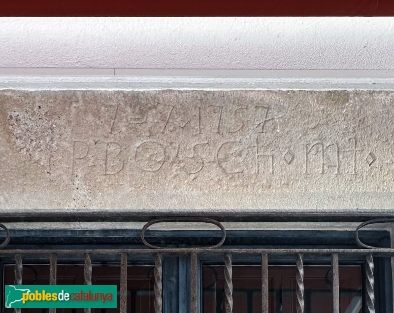 Tossa de Mar - Llinda 1757 (Foto: Albert Esteves, 2025) Tossa de Mar - Llinda 1757