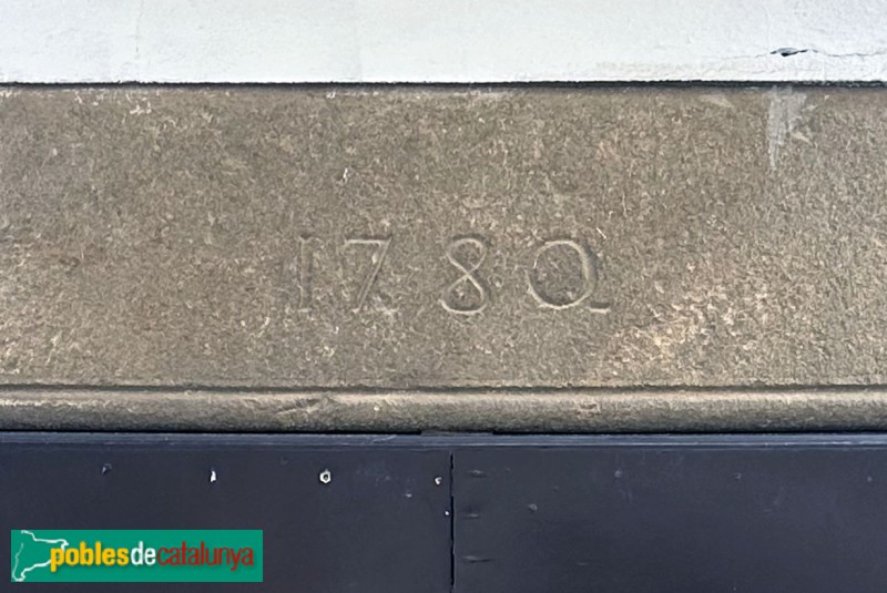 Tossa de Mar - Llinda 1780 (Foto: Albert Esteves, 2025) Tossa de Mar - Llinda 1780