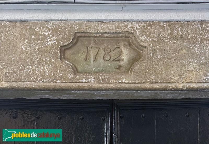 Tossa de Mar - Llinda 1782 (Foto: Albert Esteves, 2025) Tossa de Mar - Llinda 1782