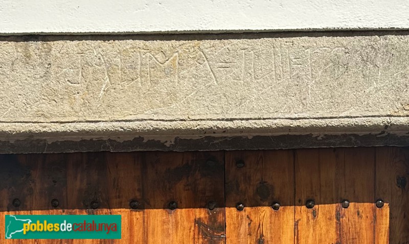 Tossa de Mar - Llinda 1798 (Foto: Albert Esteves, 2025) Tossa de Mar - Llinda 1798