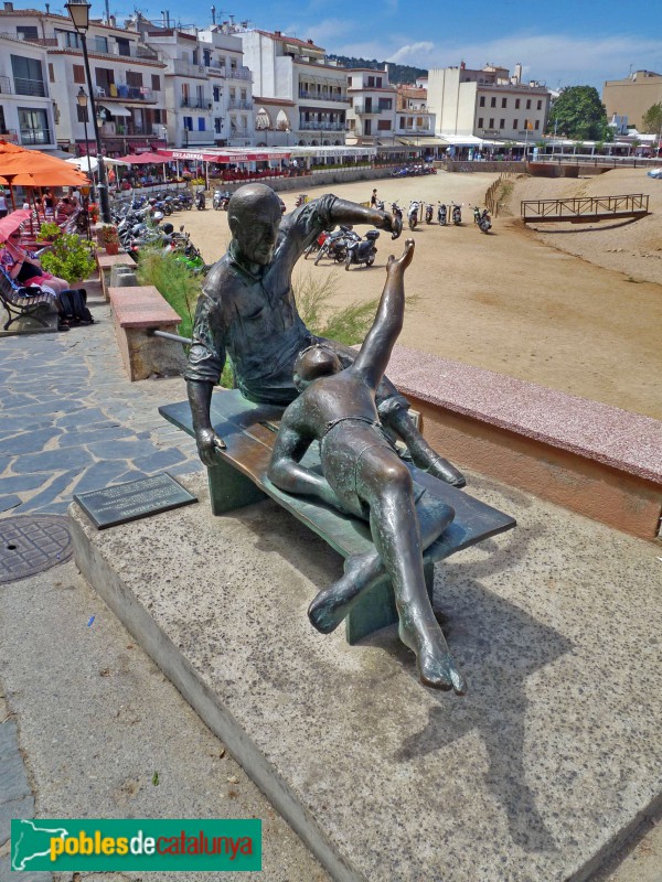 Tossa de Mar - Escultura <i>Testimoni</i>