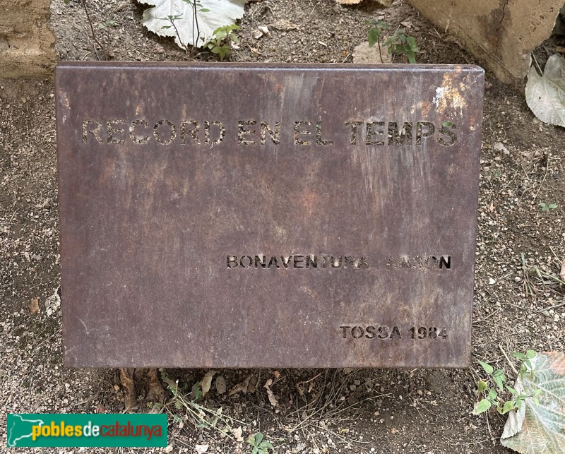 Tossa de Mar - Escultura <i>Record en el temps</i>