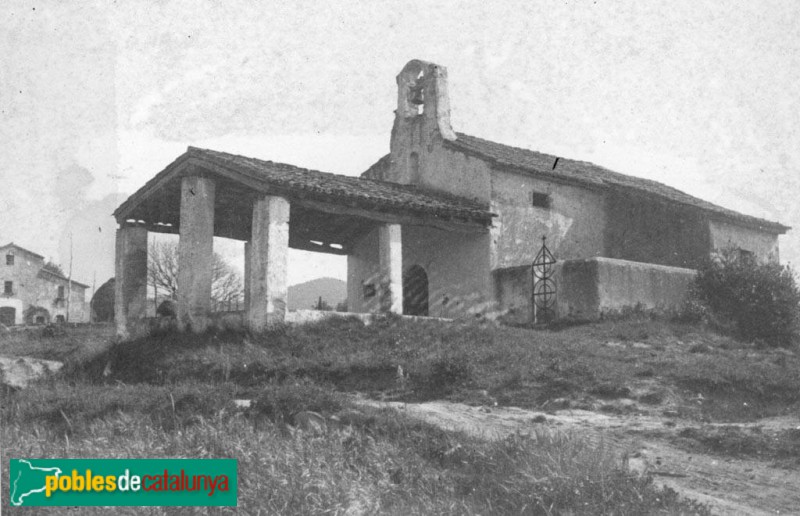 Tordera - Capella de Sant Daniel (Foto: Anònima - Arxiu Centre Excursionista de Catalunya-, 1890-1936) Tordera - Capella de Sant Daniel