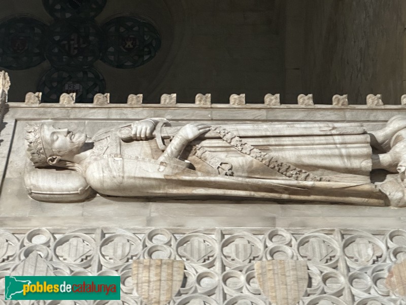 Monestir de Poblet - Sepulcres reials. Jaume I el Conqueridor