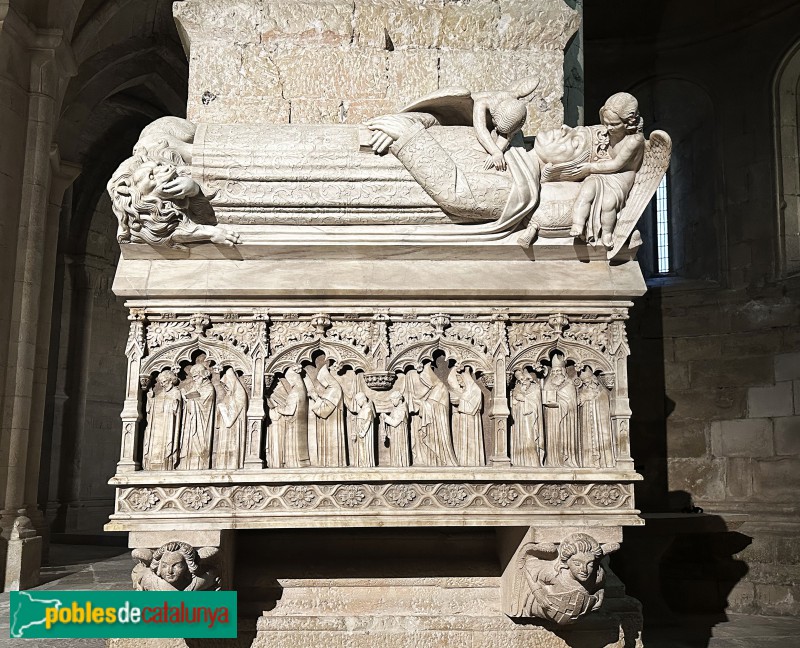 Monestir de Poblet - Sepulcres reials. Martí l'Humà