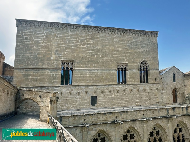 Monestir de Poblet - Palau del Rei Martí (Foto: Albert Esteves, 2025) Monestir de Poblet - Palau del Rei Martí