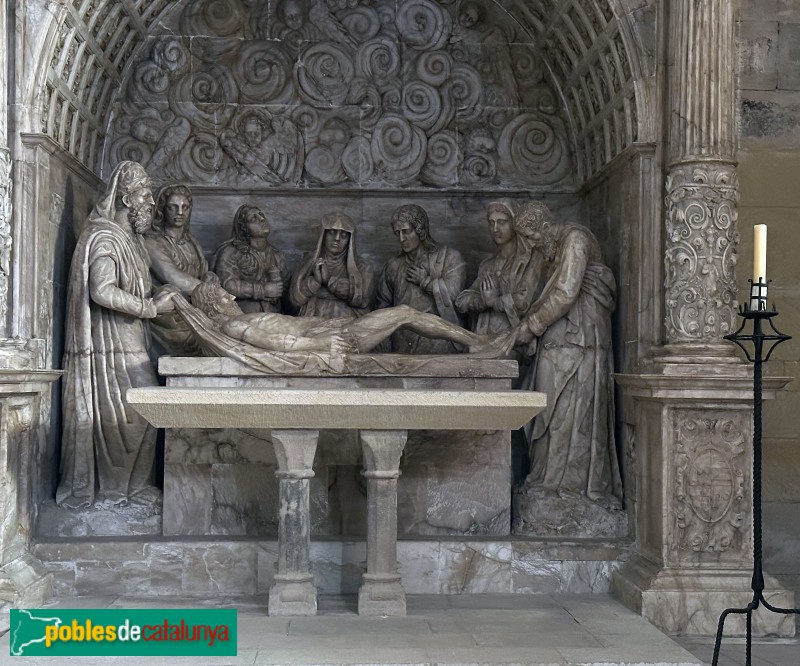 Monestir de Poblet - Retaule del Sant Sepulcre (Foto: Albert Esteves, 2025) Monestir de Poblet - Retaule del Sant Sepulcre