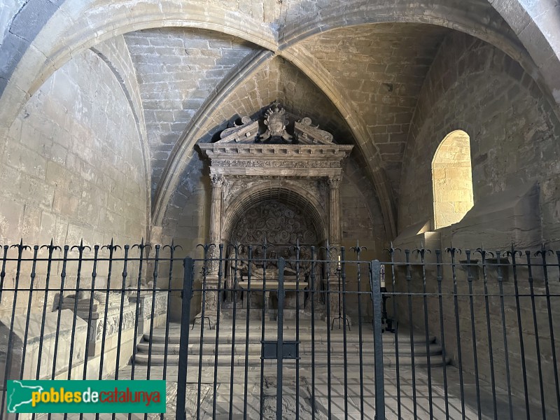 Monestir de Poblet - Retaule del Sant Sepulcre (Foto: Albert Esteves, 2025) Monestir de Poblet - Retaule del Sant Sepulcre