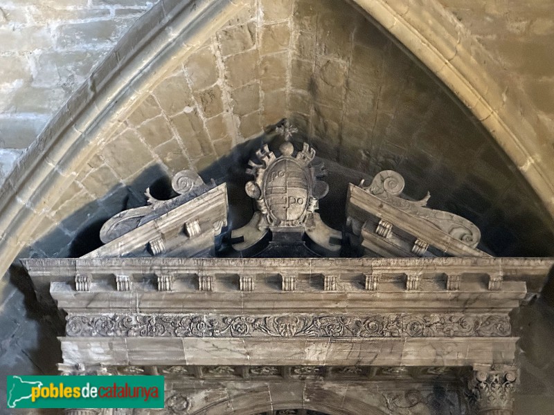 Monestir de Poblet - Retaule del Sant Sepulcre (Foto: Albert Esteves, 2025) Monestir de Poblet - Retaule del Sant Sepulcre