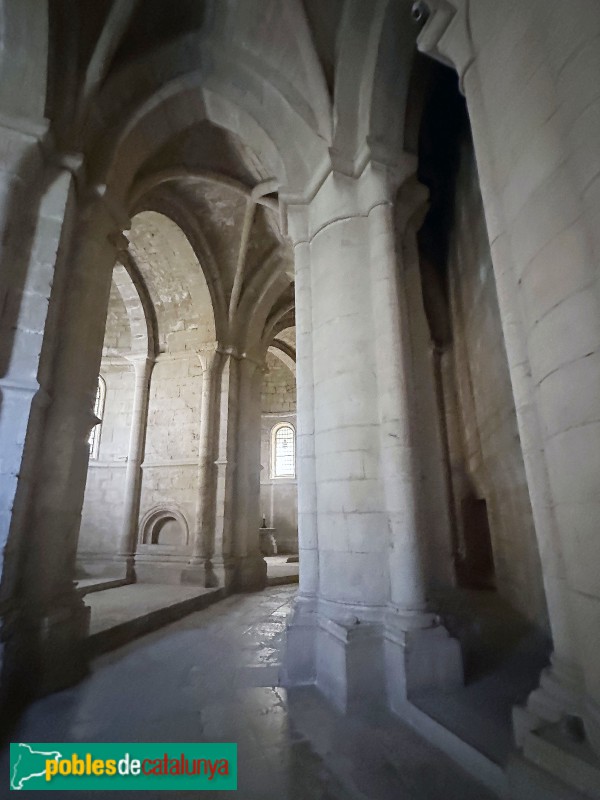 Monestir de Poblet - Església de Santa Maria (Foto: Albert Esteves, 2025) Monestir de Poblet - Església de Santa Maria