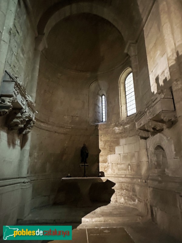 Monestir de Poblet - Església de Santa Maria (Foto: Albert Esteves, 2025) Monestir de Poblet - Església de Santa Maria