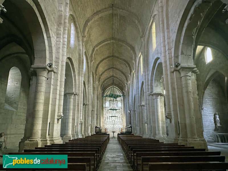 Monestir de Poblet - Església de Santa Maria (Foto: Albert Esteves, 2025) Monestir de Poblet - Església de Santa Maria