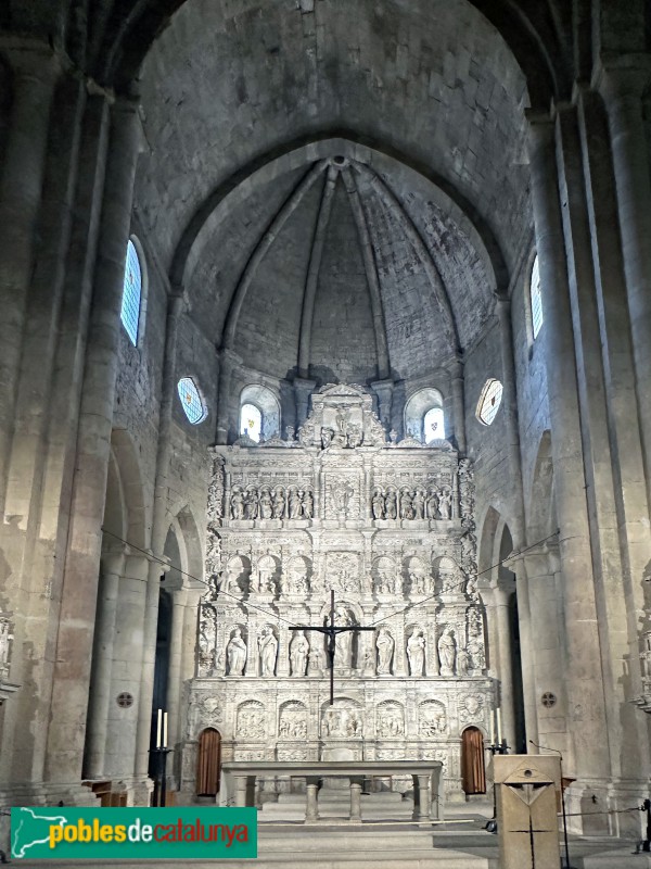 Monestir de Poblet - Església de Santa Maria (Foto: Albert Esteves, 2025) Monestir de Poblet - Església de Santa Maria