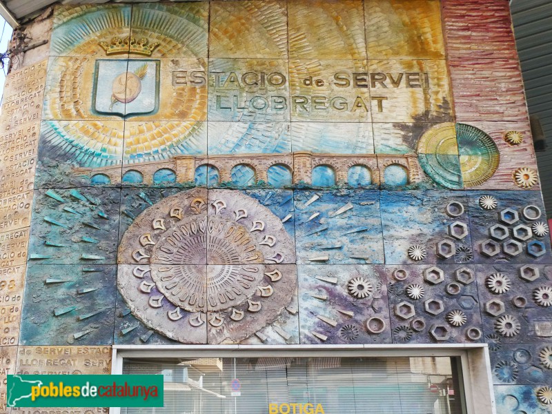 Sant Vicenç dels Horts - Mural de l'Estació de Servei