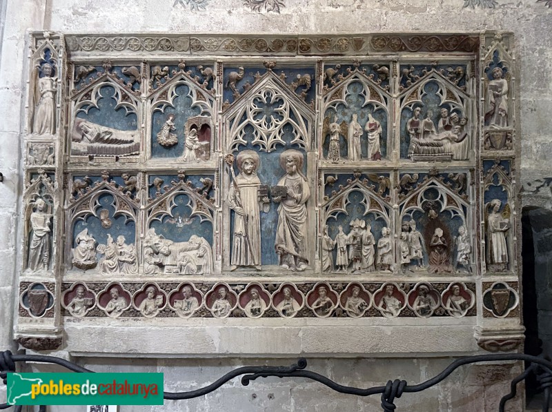 Motblanc - Retaule de Sant Bernat i Sant Bernabé (Foto: Albert Esteves, 2025) Motblanc - Retaule de Sant Bernat i Sant Bernabé