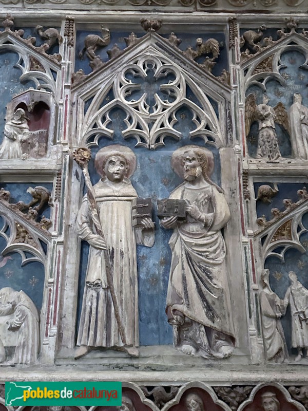 Motblanc - Retaule de Sant Bernat i Sant Bernabé (Foto: Albert Esteves, 2025) Motblanc - Retaule de Sant Bernat i Sant Bernabé