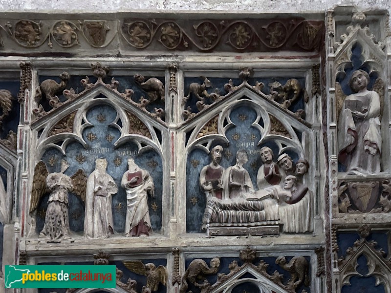 Motblanc - Retaule de Sant Bernat i Sant Bernabé (Foto: Albert Esteves, 2025) Motblanc - Retaule de Sant Bernat i Sant Bernabé