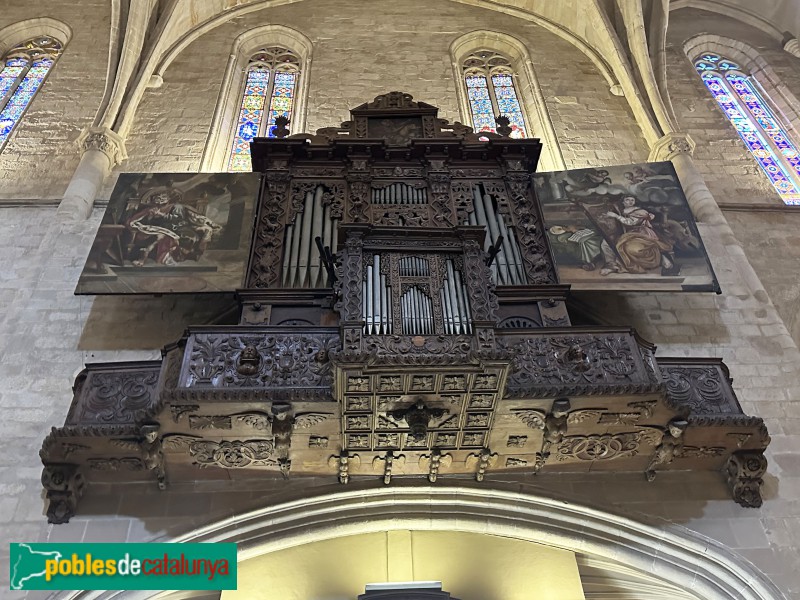Montblanc - Santa Maria la Major. Orgue
