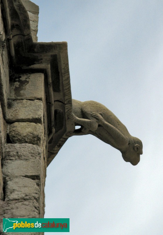 Montblanc - Santa Maria la Major. Gàrgola (Foto: Albert Esteves, 2009) Montblanc - Santa Maria la Major. Gàrgola