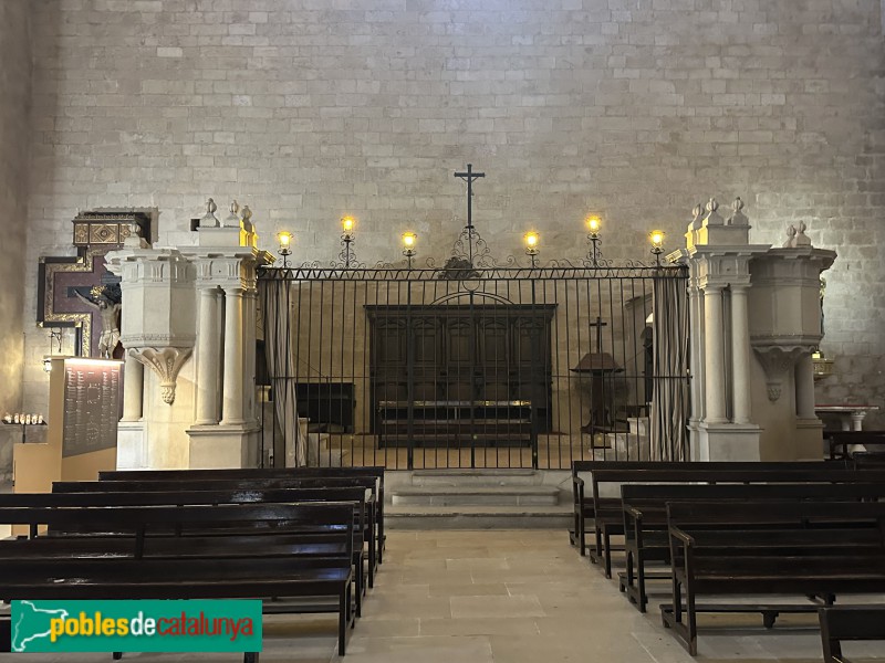 Montblanc - Església de Santa Maria la Major. Cor (Foto: Albert Esteves, 2025) Montblanc - Església de Santa Maria la Major. Cor